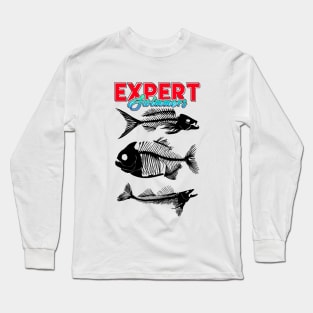 Expert swimmers fishes Long Sleeve T-Shirt